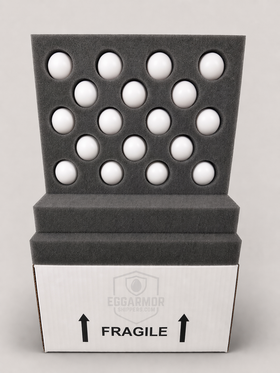 エッグ様　おまとめ専用 Chicken Single-Stack Egg Shipping Kit with Box – 18 Eggs | Egg Armor