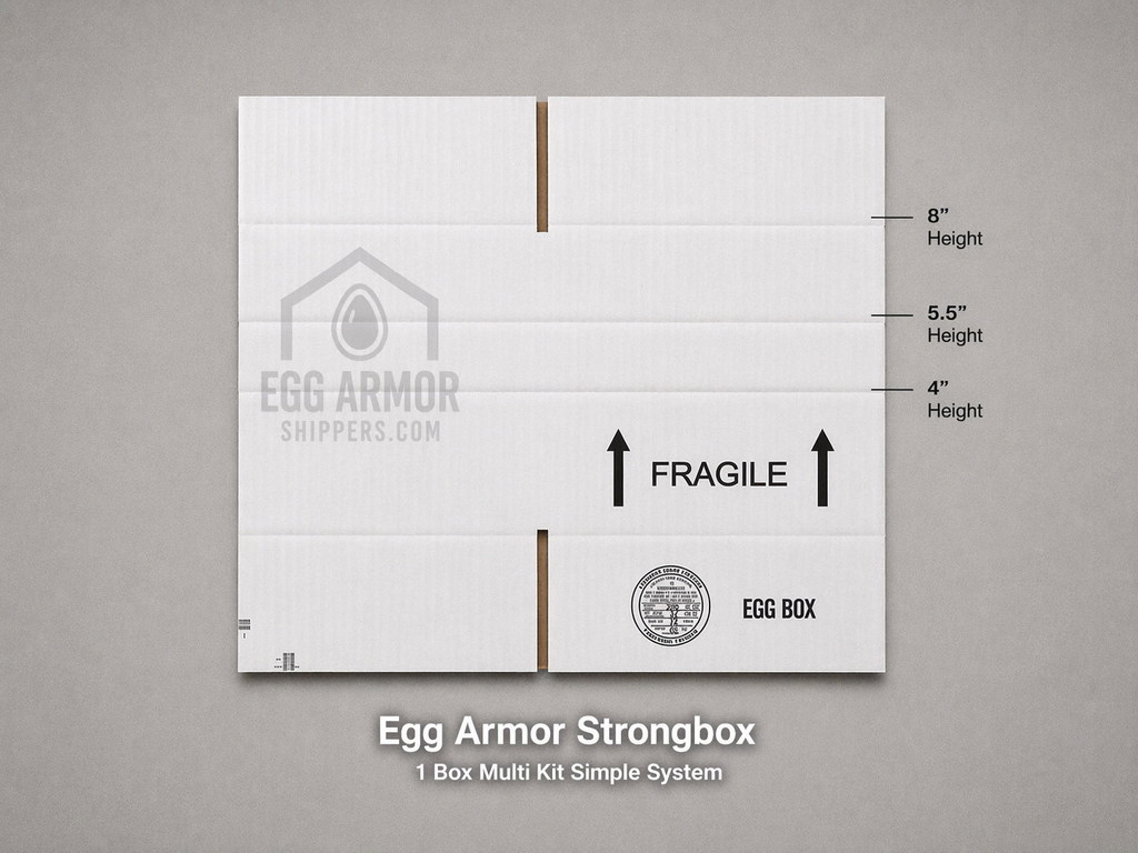 Egg Armor Strongbox – Multi-Depth FRM Shipping Box