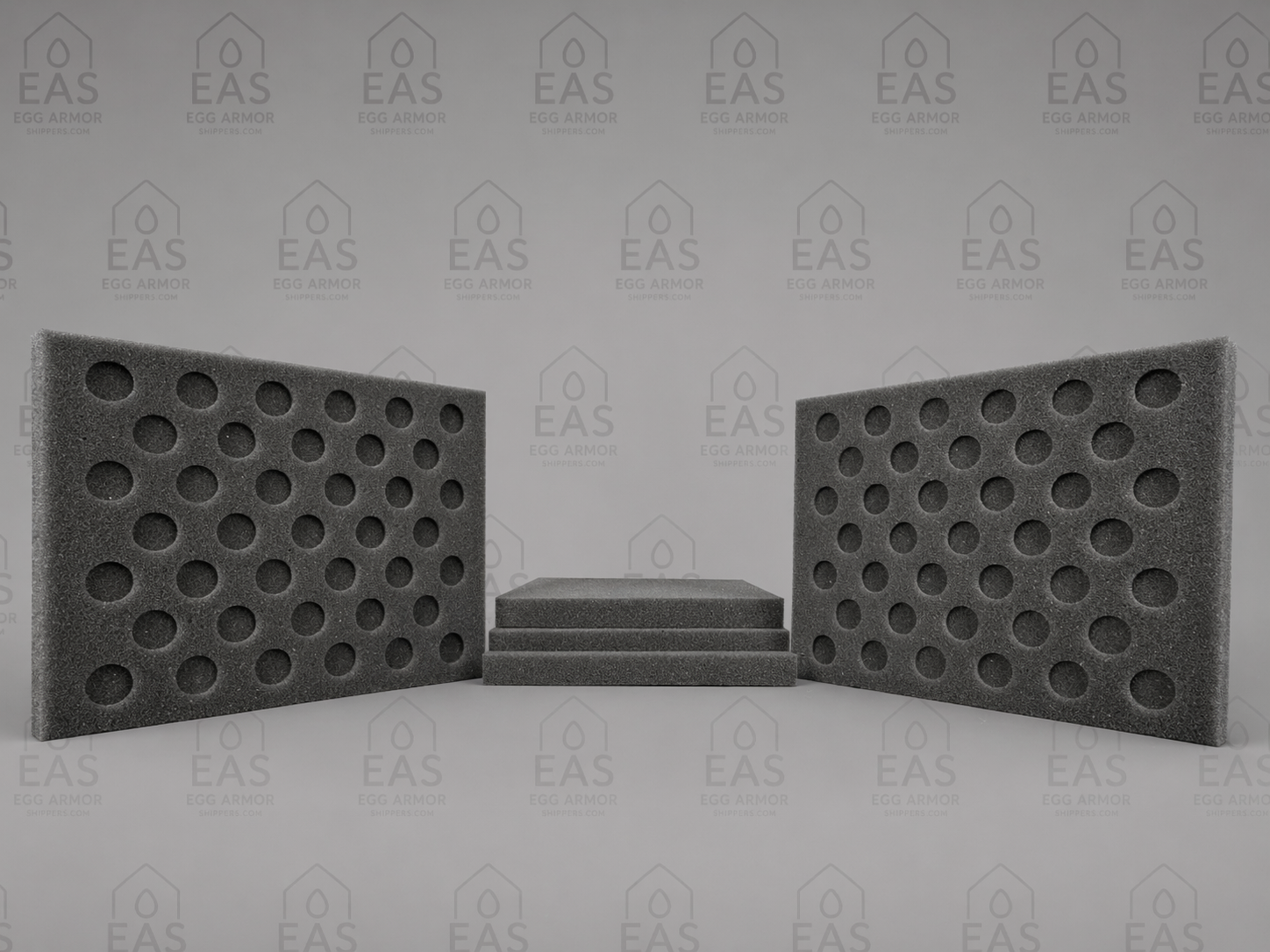 Quail Double-Stack Egg Shipping Foam Kit – 7/8" Vault Cavities – 78 Egg Capacity – Egg Armor FRM 11x8.5