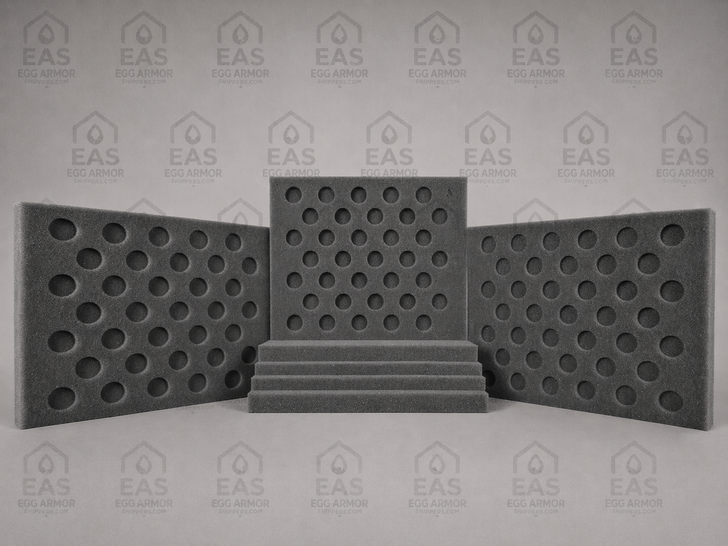 Quail Triple-Stack Egg Shipping Foam Kit – 7/8" Vault Cavities – 117 Egg Capacity – Egg Armor FRM 11x8.5